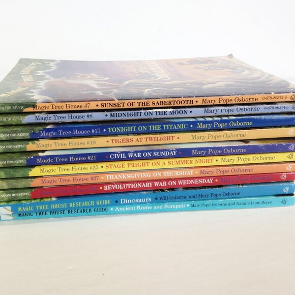 Lot of 10 Magic Tree House Books & Research Guides Mary Pope Osborne - Picture 7 of 8